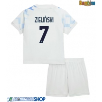 Maglie da calcio Inter Milan Piotr Zielinski #7 Seconda Maglia Bambino 2025-26 Manica Corta (+ Pantaloni corti)